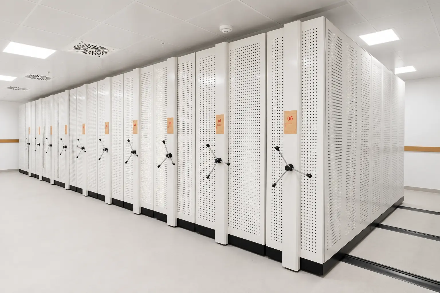Mobile Compactor Storage System - Space Savings