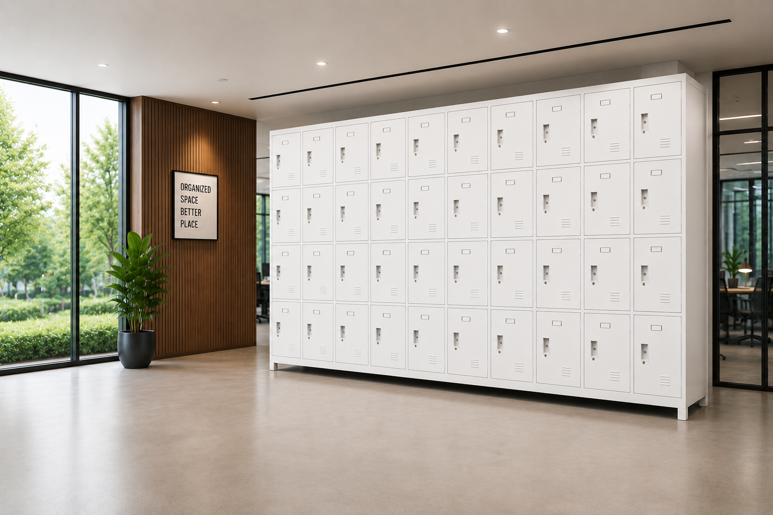Professional Steel Storage Lockers by Space Planners India