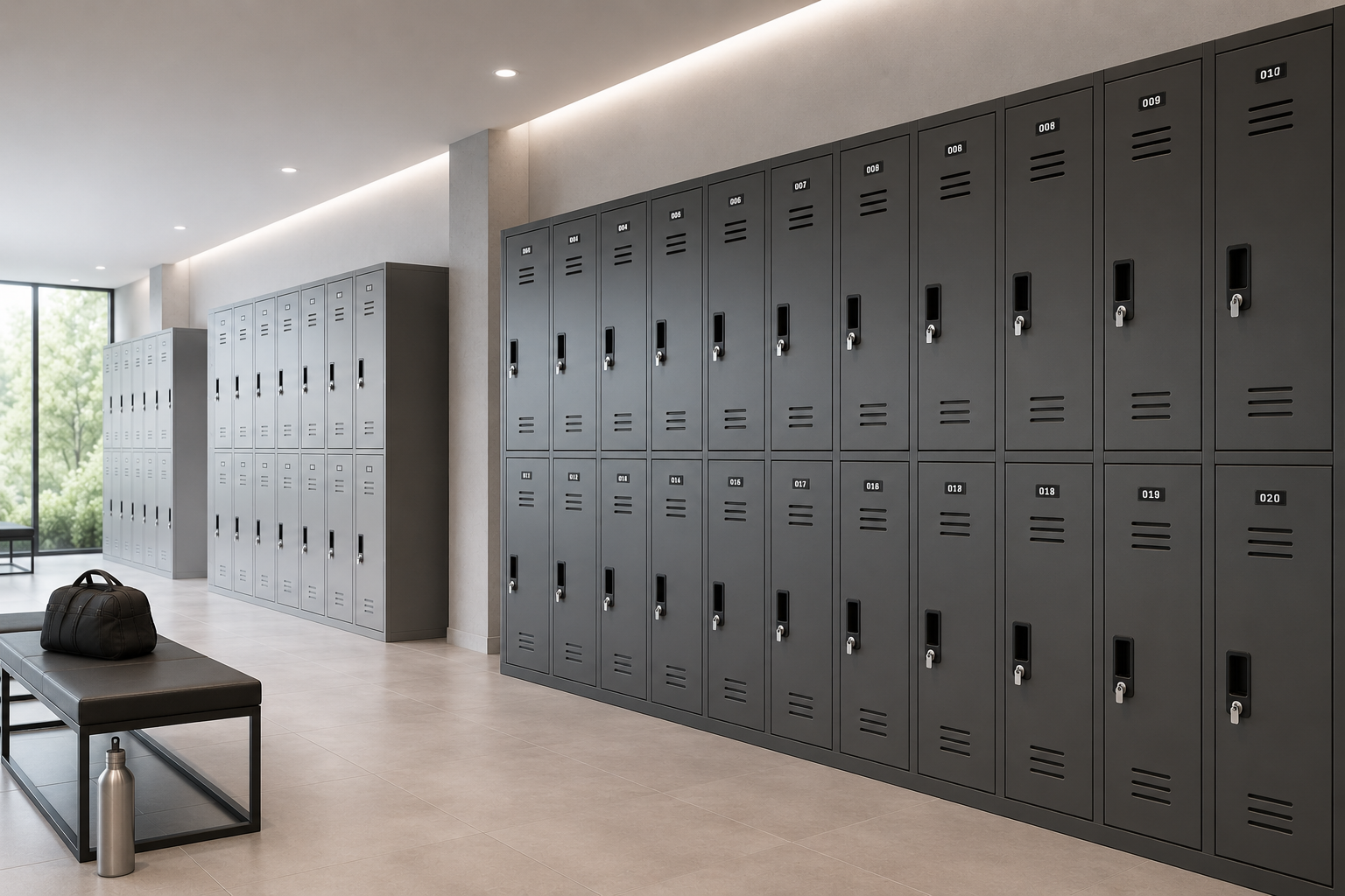 Professional Steel Storage Lockers by Space Planners India
